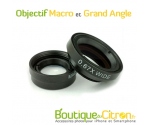 Objectif macro / Grand angle pour iPhone & smartphone