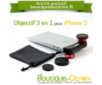 Objectifs iPhone 5 trois en un - Exclusif Boutique du Citron